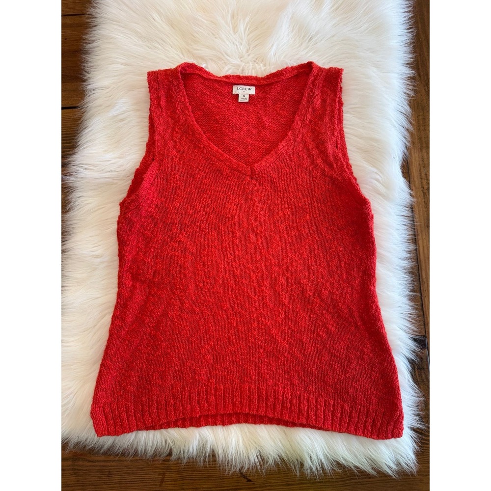 J crew sweater tank size small